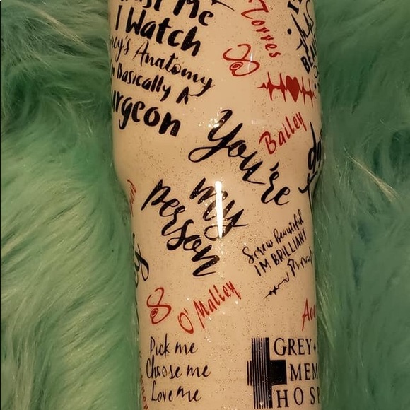 Grey’s anatomy 30 oz tumbler - Picture 3 of 3